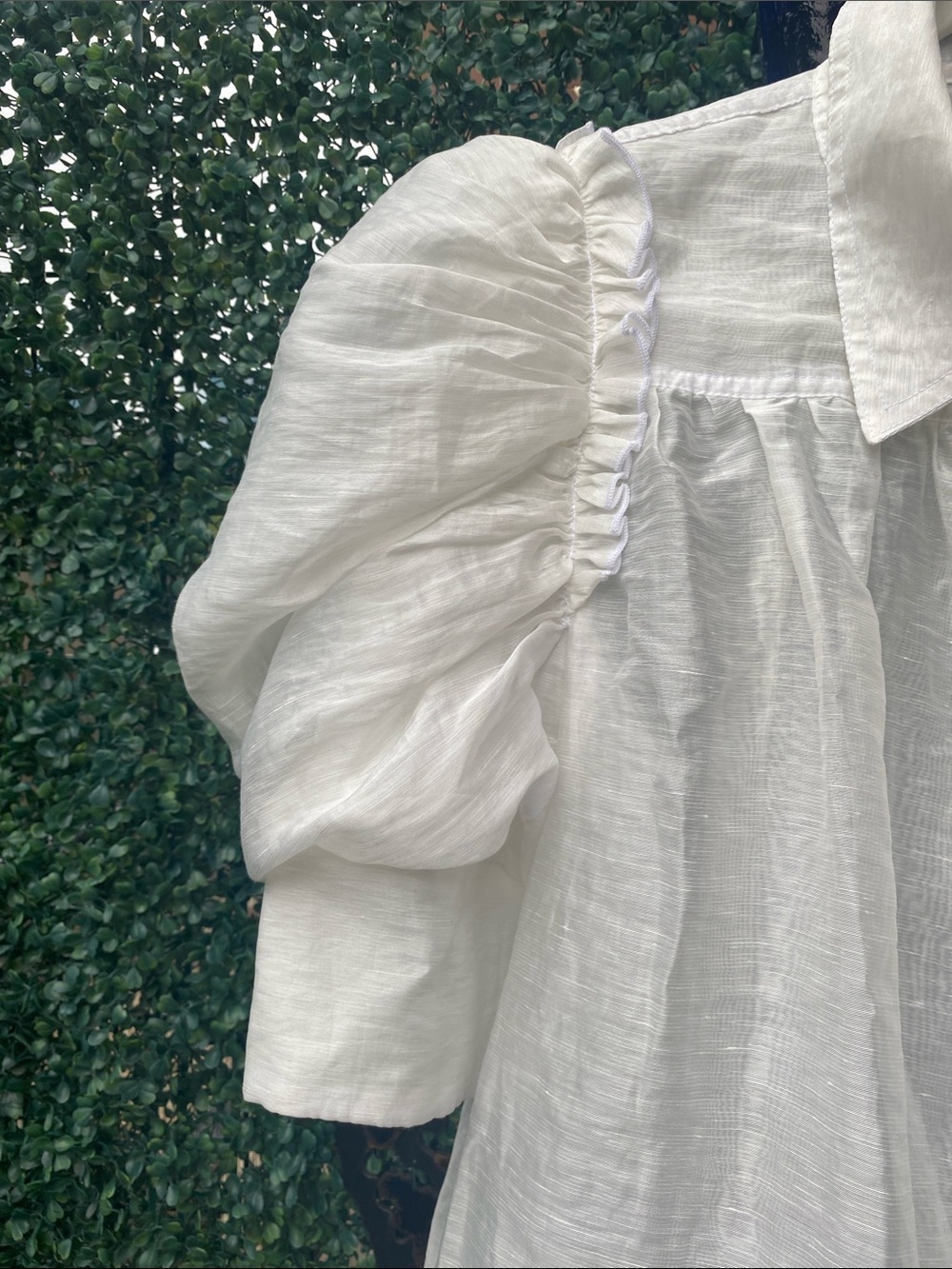 CQbyCQ blouse just beautiful size medium very roomy linen blend - Picture 3 of 8